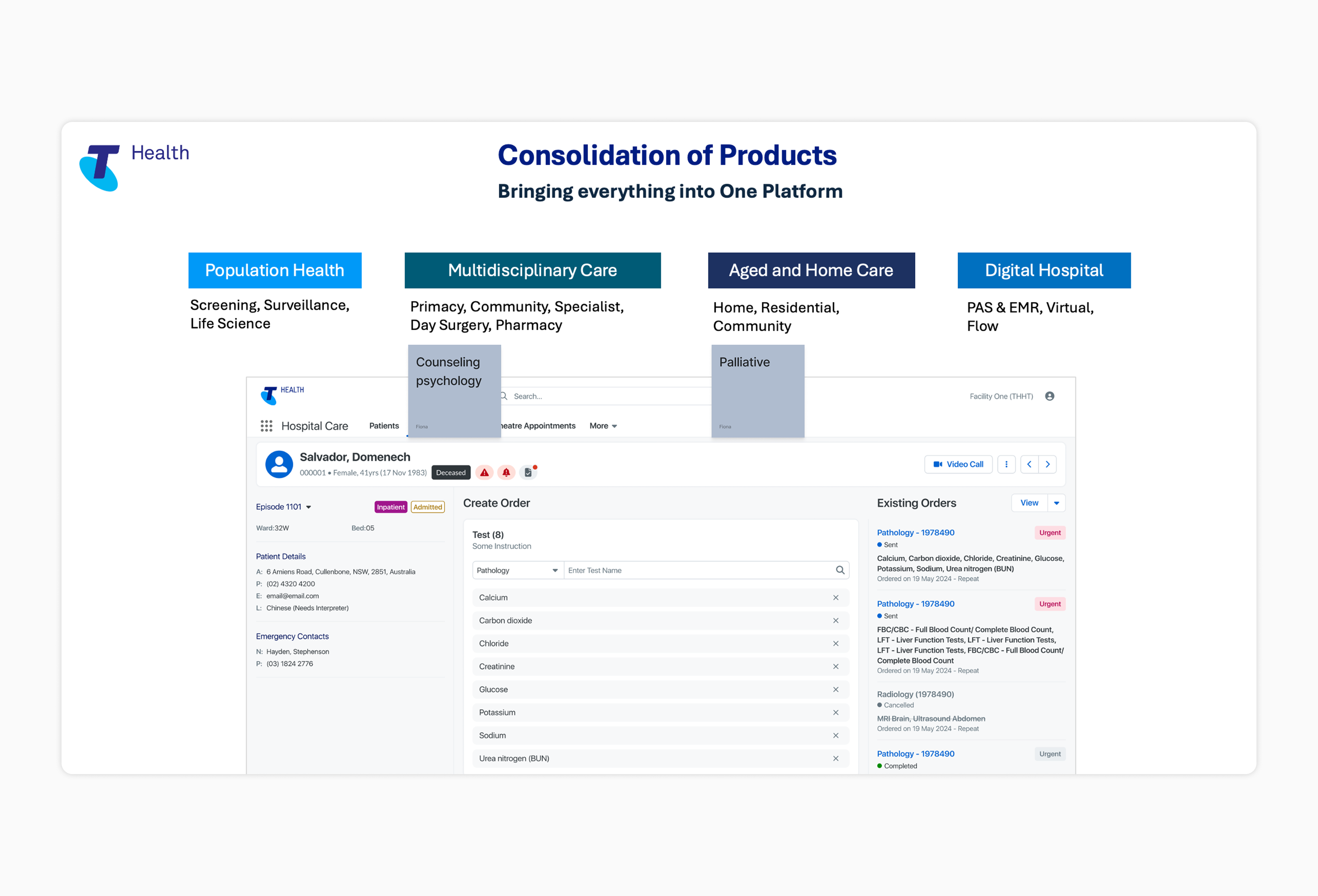 Telstra Health and Salesforce proof of concept